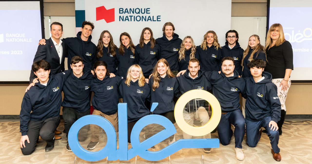 photo des récipiendaires des bourses Banque Nationale