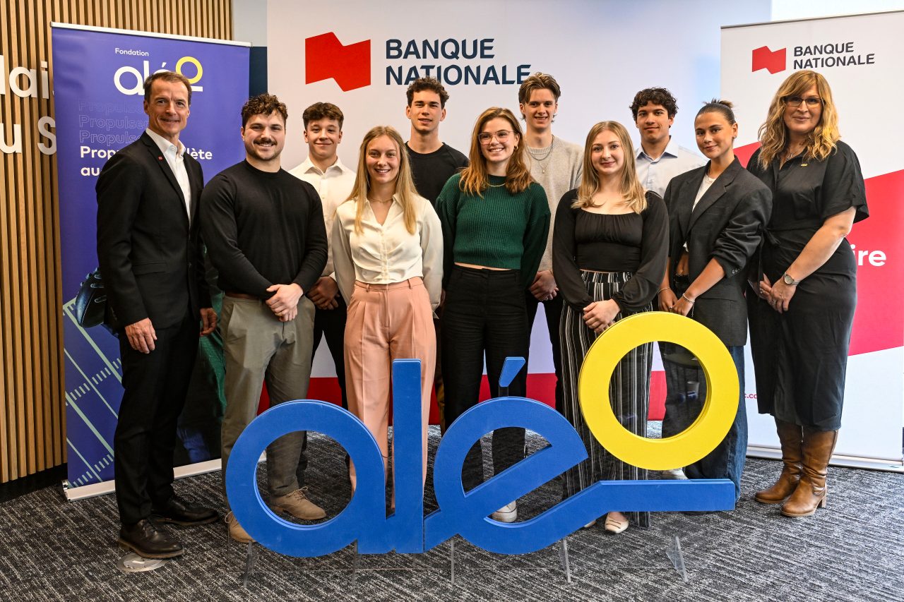 photo des récipiendaires des bourses Banque Nationale
