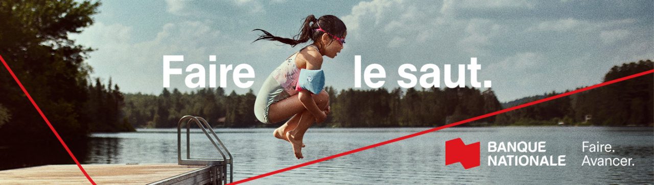 Bannière illustrant la nouvelle image de marque de la Banque Nationale