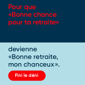 Pour que « Bonne chance pour ta retraite » devienne « Bonne retraite mon chanceux ».