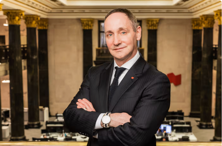Photo de Stéfane Marion, économiste en chef de la Banque Nationale 
