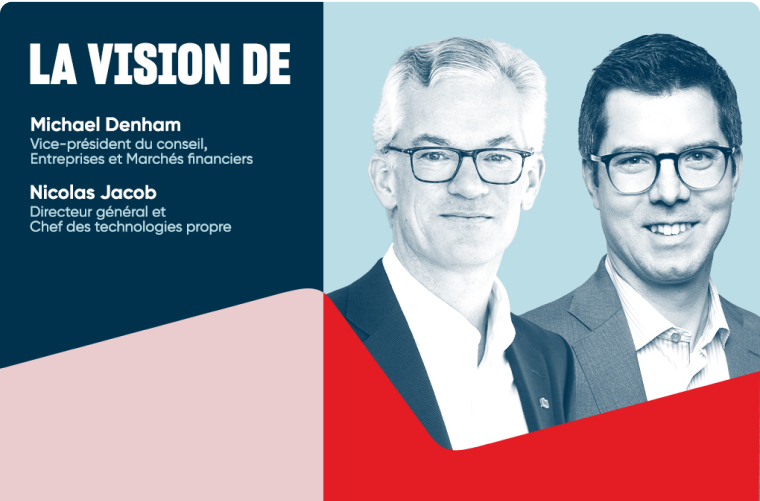 Photo de deux leaders d’opinion de la Banque Nationale 