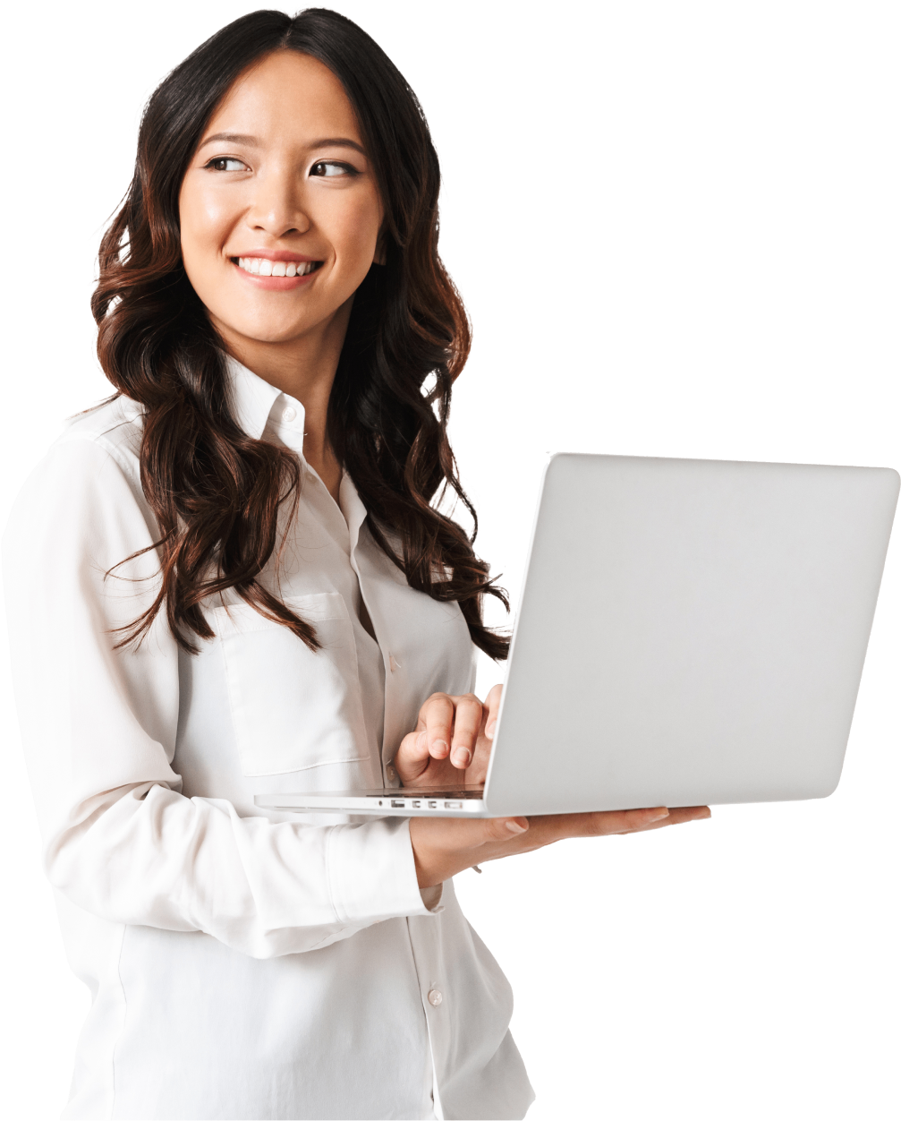 Photo d’une entrepreneure utilisant les services bancaires en ligne sur son ordinateur portable 