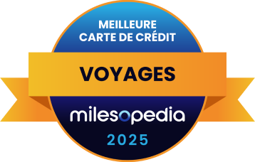 Dessin du prix Milesopedia de la meilleure carte Voyages en 2025 