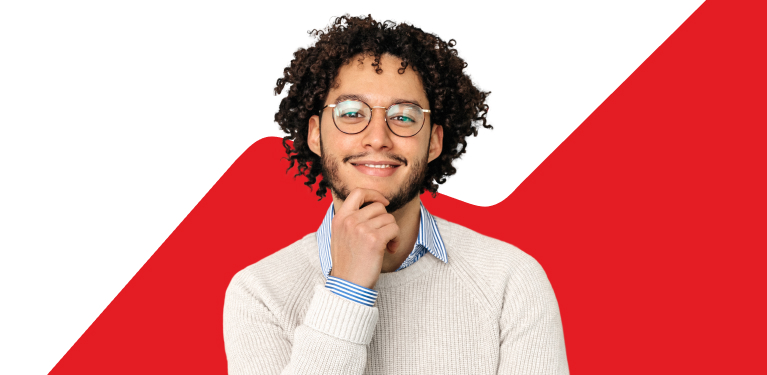 Photo d’une personne souriante 